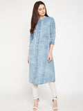 Lyla Woman full front open shirt kurta