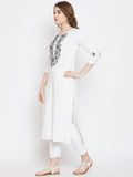 LYLA WOMAN EMBROIDERED STRAIGHT KURTA