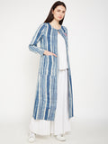 Lyla Block print striped jacket