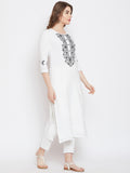 LYLA WOMAN EMBROIDERED STRAIGHT KURTA