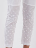 LYLA WOMAN STRAIGHT PANT WITH CHIKANKARI WORK