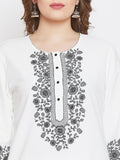 LYLA WOMAN EMBROIDERED SHORT KURTA