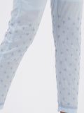 LYLA WOMAN STRAIGHT PANT WITH CHIKANKARI WORK