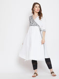 LYLA WOMAN FLARED ANGRAKHA KURTA