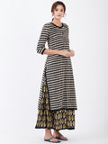 LYLA WOMAN BLOCK PRINTED SKIRT KURTA SET