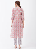 LYLA WOMAN BLOCK PRINTED KURTA PANT SET