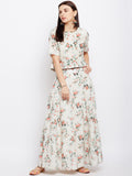 FLORAL SKIRT TOP SET