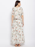 FLORAL SKIRT TOP SET