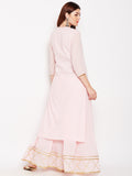 Lyla Gota Skirt And Kurta Set With Embroidery