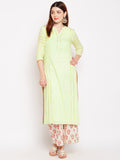 Lyla Gota Kurta And Palazzo Set With Embroidery