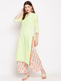 Lyla Gota Kurta And Palazzo Set With Embroidery