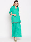 Lyla Gota Sharara And Short Kurta Set