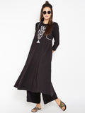 Lyla Woman Kurta with Chest Embroidery