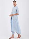 LYLA WOMAN FLARED KURTA WITH CHIKANKARI