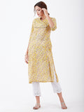 LYLA WOMAN BLOCK PRINTED KURTA