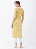 LYLA WOMAN BLOCK PRINTED KURTA