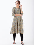 LYLA WOMAN BLOCK PRINTED KURTA