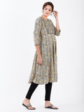 LYLA WOMAN BLOCK PRINTED KURTA