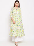 Lyla Floral Polycotton Kurta