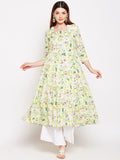 Lyla Floral Polycotton Kurta