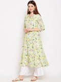 Lyla Floral Polycotton Kurta