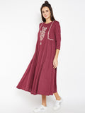 Lyla Woman Kurta with Chest Embroidery