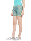 Blue-&-yellow-schiffli-shorts