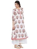 Block-printed-flared-kurta-with-side-kalis