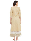 Beige-kurta-with-pittan-work