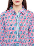Pink-Block-printed-shirt-dress