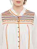 Offwhite-embroidered-front-open-top-