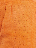 Orange-schiffli-shorts