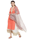 Peach-kurta-with-gota-patti-work