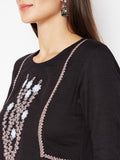 Lyla Woman Kurta with Chest Embroidery