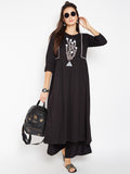 Lyla Woman Kurta with Chest Embroidery