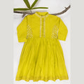 LIME ANARKALI KURTA