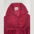 PINK STRIPE HALTER DRESS