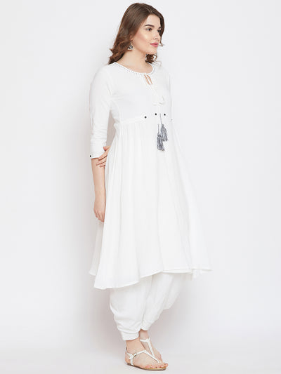 LYLA WOMAN BASIC FLARED KURTA