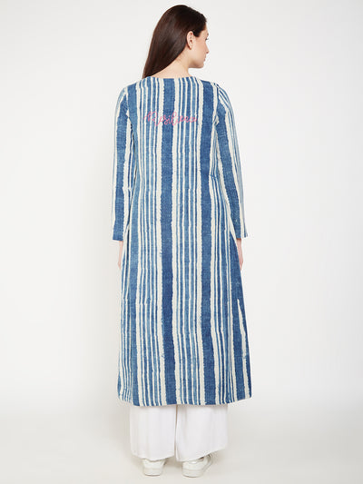 Lyla Block print  striped jacket