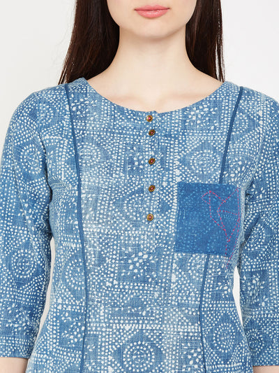 Lyla Woman front pocket kurta