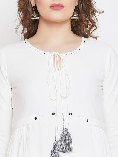 LYLA WOMAN BASIC FLARED KURTA