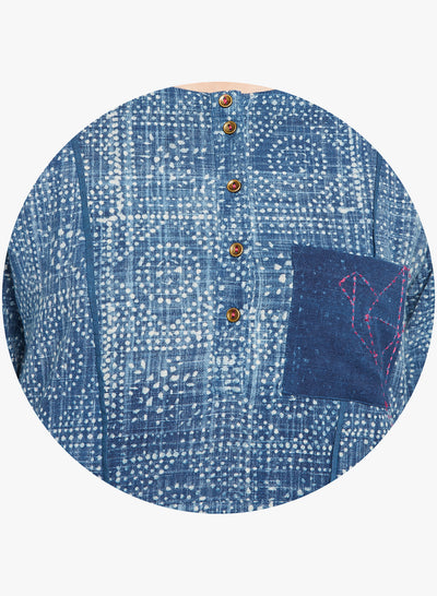Lyla Woman front pocket kurta