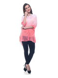 Two toned Georgette shirt