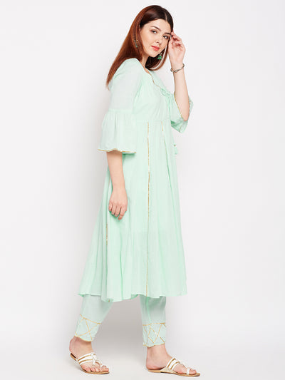 Lyla Gota Kurta And Pant Set
