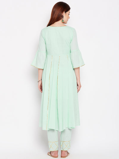 Lyla Gota Kurta And Pant Set