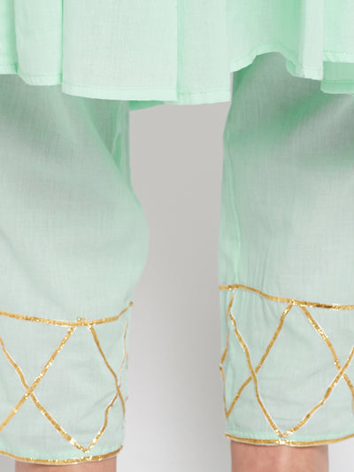 Lyla Gota Kurta And Pant Set