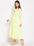 Lyla Gota Cotton Anarkali With Embroidery