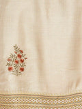 Lyla Woman Embroidered Muga Silk Anarkali with Side Doori