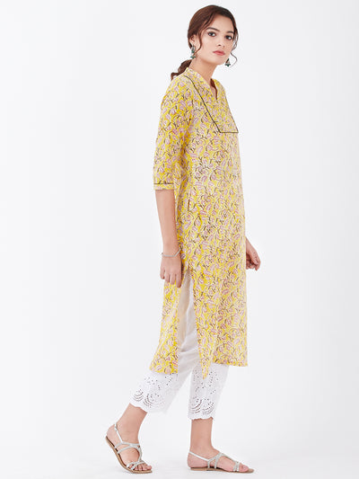 LYLA WOMAN BLOCK PRINTED KURTA