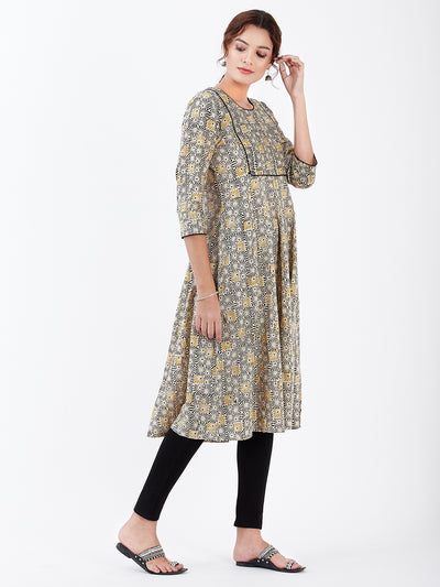 LYLA WOMAN BLOCK PRINTED KURTA